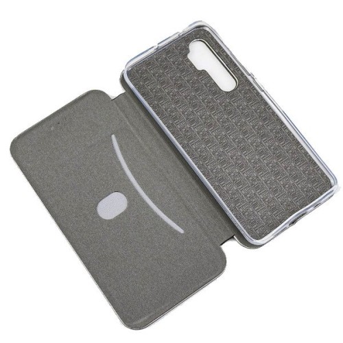 Чехол книжка для Xiaomi Mi Note 10 Fashion Case Серый