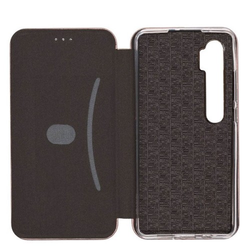 Чехол книжка для Xiaomi Mi Note 10 Fashion Case Розовый