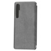 Чехол книжка для Xiaomi Mi Note 10 Fashion Case Retro Line Серый