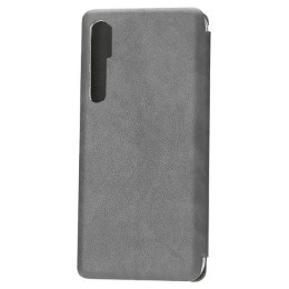 Чехол книжка для Xiaomi Mi Note 10 Fashion Case Retro Line Серый