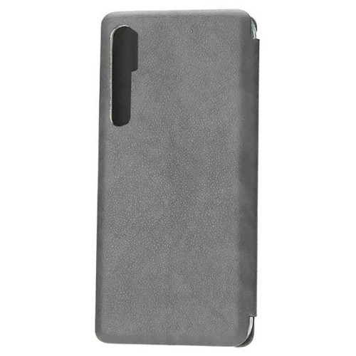 Чехол книжка для Xiaomi Mi Note 10 Fashion Case Retro Line Серый