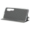 Чехол книжка для Xiaomi Mi Note 10 Fashion Case Retro Line Серый