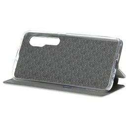 Чехол книжка для Xiaomi Mi Note 10 Fashion Case Retro Line Серый