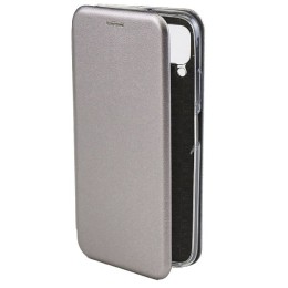 Чехол книжка для Huawei P40 Lite Fashion Case Серый