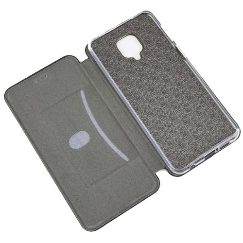 Чехол книжка для Xiaomi Redmi Note 9 Fashion Case Черный