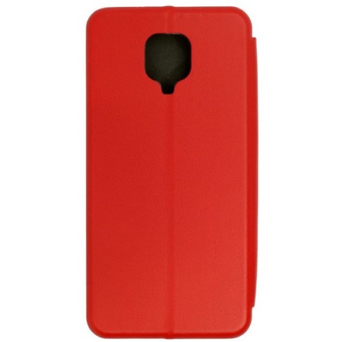 Чехол книжка для Xiaomi Redmi Note 9 Fashion Case Красный