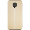 Чехол книжка для Xiaomi Redmi Note 9 Fashion Case Золотой