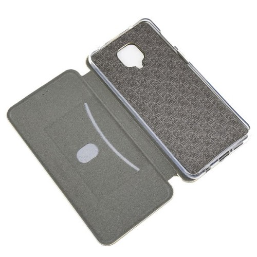 Чехол книжка для Xiaomi Redmi Note 9 Fashion Case Золотой