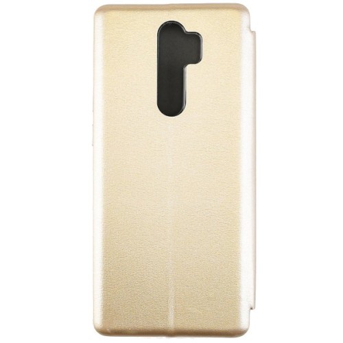 Чехол книжка для Xiaomi Redmi 9 Fashion Case Золотой