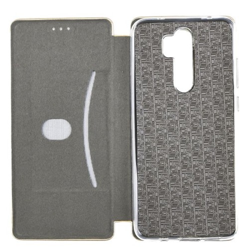 Чехол книжка для Xiaomi Redmi 9 Fashion Case Золотой