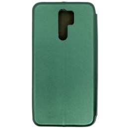 Чехол книжка для Xiaomi Redmi 9 Fashion Case Зеленый