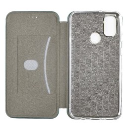 Чехол книжка для Samsung Galaxy M21 Fashion Case Зеленый