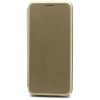 Чехол книжка для Xiaomi Redmi 9C Fashion Case Золотой