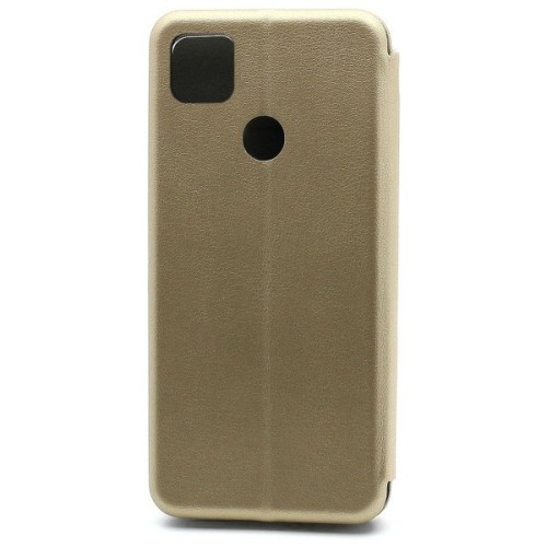 Чехол книжка для Xiaomi Redmi 9C Fashion Case Золотой