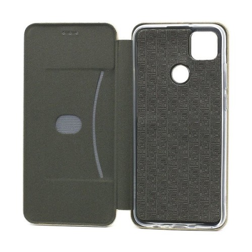 Чехол книжка для Xiaomi Redmi 9C Fashion Case Золотой