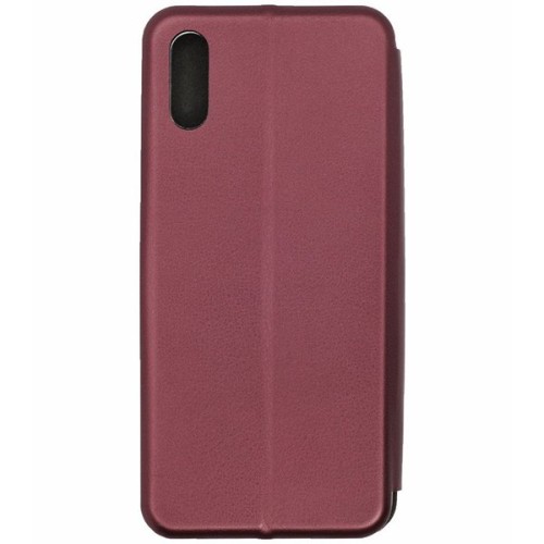 Чехол книжка для Xiaomi Redmi 9A Fashion Case Бордовый