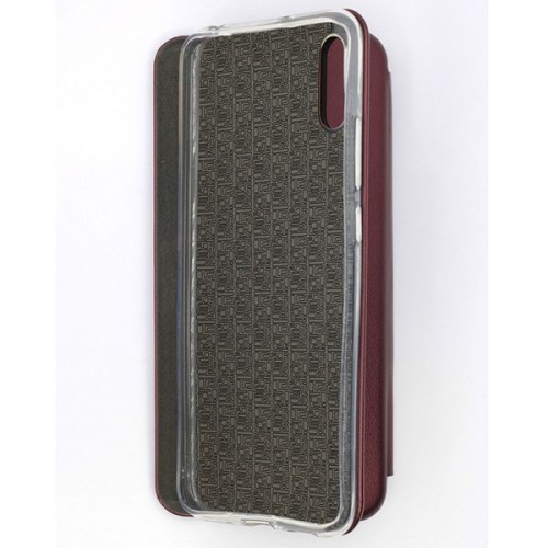 Чехол книжка для Xiaomi Redmi 9A Fashion Case Бордовый