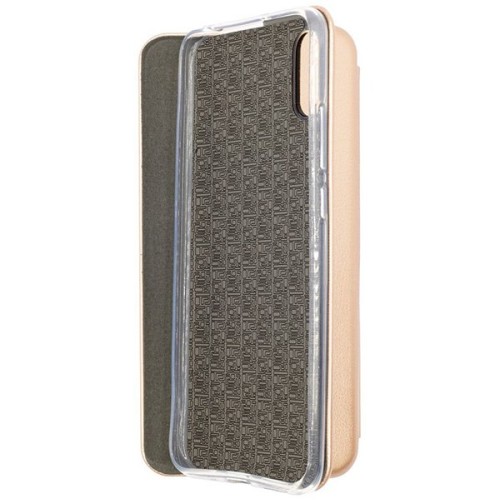 Чехол книжка для Xiaomi Redmi 9A Fashion Case Золотой