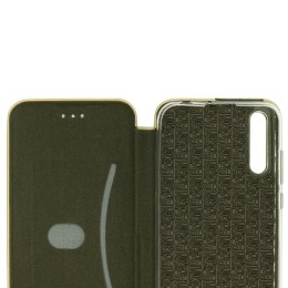 Чехол книжка для Huawei Honor 30i Fashion Case на магнитах Золотой