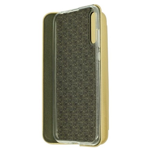 Чехол книжка для Huawei Honor 30i Fashion Case на магнитах Золотой