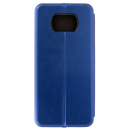 Чехол книжка для Xiaomi Poco X3 Fashion Case на магнитах Синий