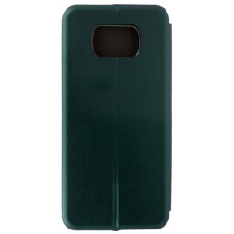 Чехол книжка для Xiaomi Poco X3 Fashion Case на магнитах Зеленый