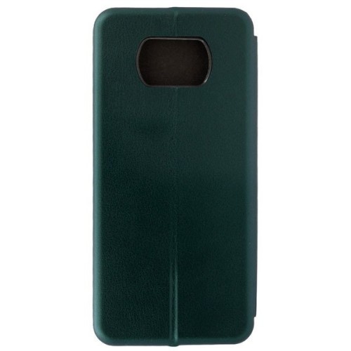 Чехол книжка для Xiaomi Poco X3 Fashion Case на магнитах Зеленый