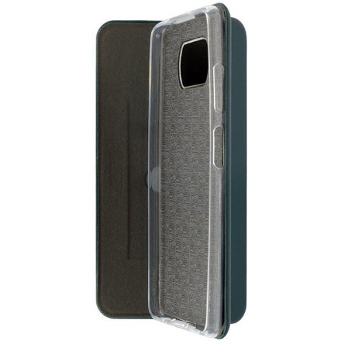 Чехол книжка для Xiaomi Poco X3 Fashion Case на магнитах Зеленый