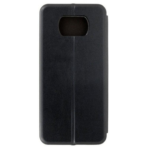 Чехол книжка для Xiaomi Poco X3 Fashion Case на магнитах Черный