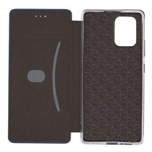 Чехол книжка для Xiaomi Mi 10 Lite Fashion Case на магнитах Синий