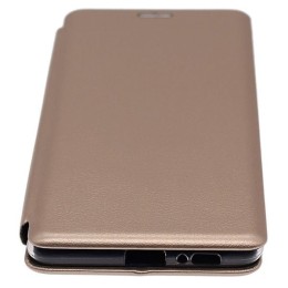 Чехол книжка для Samsung Galaxy A02S Fashion Case Золотой