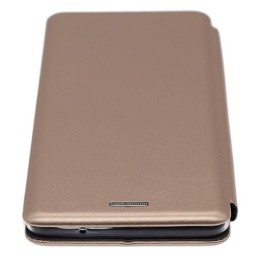 Чехол книжка для Samsung Galaxy A02S Fashion Case Золотой