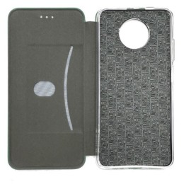 Чехол книжка для Xiaomi Redmi Note 9T Fashion Case Зеленый
