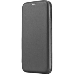 Чехол-книжка для Infinix Hot 40 Fashion Case на магнитах с визитницей Черный