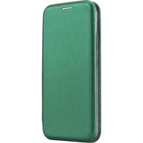 Чехол-книжка для Samsung Galaxy A25 Fashion Case на магнитах с визитницей Зеленый