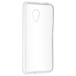 Силиконовый чехол для Fly FS407 Skinbox Slim silicone 4People Прозрачный