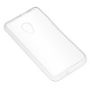 Силиконовый чехол для Fly FS407 Skinbox Slim silicone 4People Прозрачный