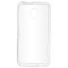 Силиконовый чехол для Fly FS407 Skinbox Slim silicone 4People Прозрачный