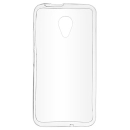 Силиконовый чехол для Fly FS407 Skinbox Slim silicone 4People Прозрачный