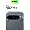 Силиконовый чехол для Google Pixel 9 Pro TPU mp 1.5mm с бортиком в отверстии камеры Прозрачный