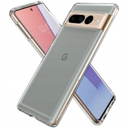 Силиконовый чехол для Google Pixel 7 Pro TPU 1мм с бортиком Прозрачный