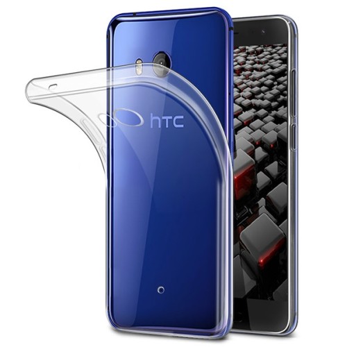 Силиконовый чехол для HTC U11 TPU New 0.5мм Прозрачный глянцевый