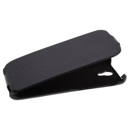 Чехол книжка для Highscreen Hercules Armor Case Slim черный флотер