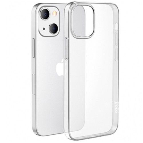Силиконовый чехол для Apple iPhone 14 Plus Hoco 0.7mm Прозрачный