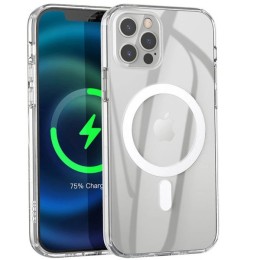 Силиконовый чехол для Apple iPhone 14 Pro Max Hoco 1.5mm Magsafe Прозрачный