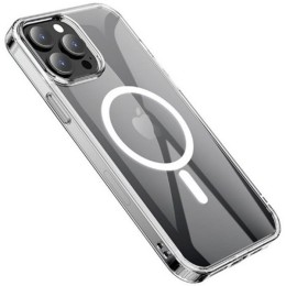 Силиконовый чехол для Apple iPhone 14 Pro Hoco 1.5mm Magsafe Прозрачный