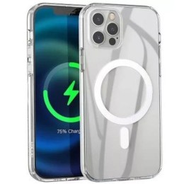 Силиконовый чехол для Apple iPhone 14 Pro Hoco 1.5mm Magsafe Прозрачный