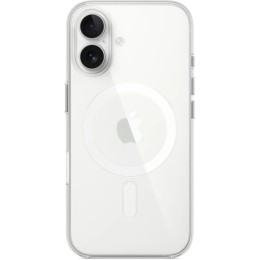 Силиконовый чехол для Apple iPhone 16 TPU HOCO 1.5mm с MagSafe глянцевый Прозрачный