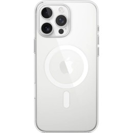 Силиконовый чехол для Apple iPhone 16 Pro Max TPU HOCO 1.5mm с MagSafe глянцевый Прозрачный