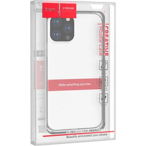 Силиконовый чехол для Apple iPhone 15 Pro Max TPU Hoco Прозрачный